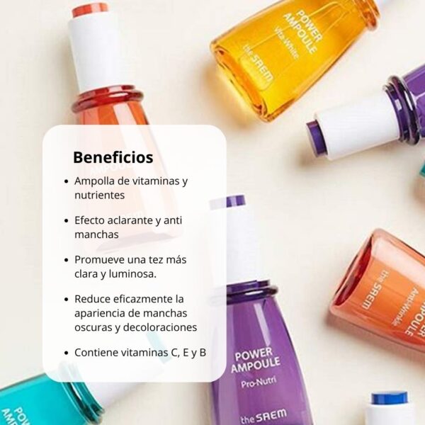 Power Ampoule Vita White The Saem 35ml - Imagen 4