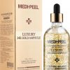 Suero facial con ampolla de oro de 24 quilates alisa las arrugas y ralentiza los procesos de envejecimiento - PEEL Luxury 24K Gold Ampoule 100 ml