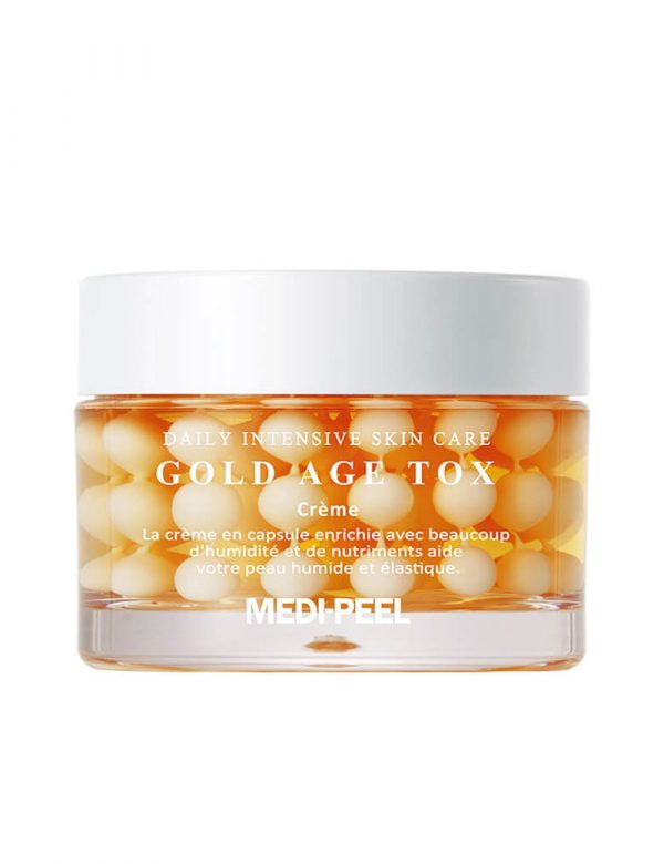 Crema Reafirmante y Antiarrugas Rostro y Cuello - MEDIPEEL- Gold Age Tox Cream- Crema Reafirmante- 50g (vencimiento 2024) - Imagen 4