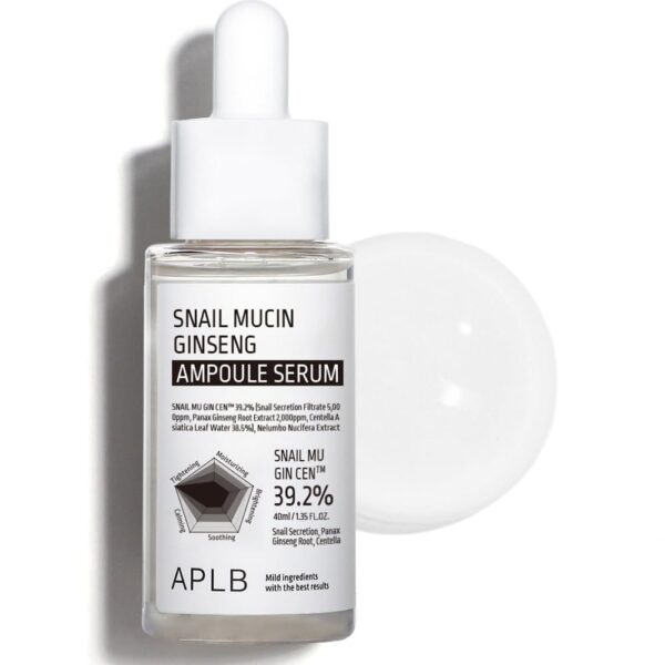 Serum Arrugas de mucina de caracol y ginseng APLB  40 ml - Snail Mucin Ginseng Ampoule Serum 40ml