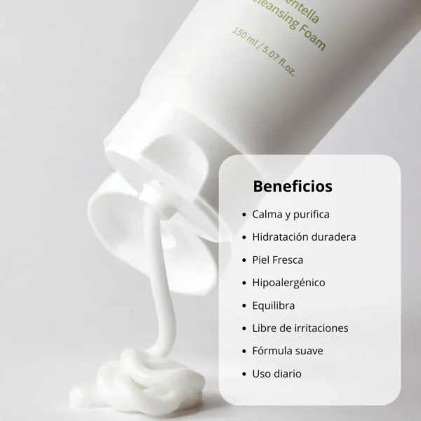 Mixsoon Limpiador - Centella Cleansing Foam 150ml - Imagen 2