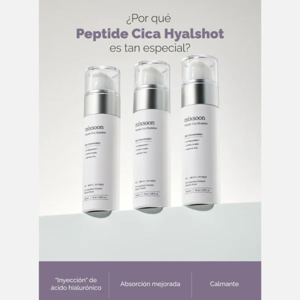 Mixsoon Serum - Peptide Cica Hyal shot 50ml - Imagen 6