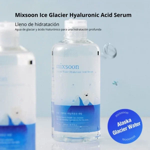 Mixsoon Serum - Glacier Water Hyaluronic Acid Serum 100ml - Imagen 4