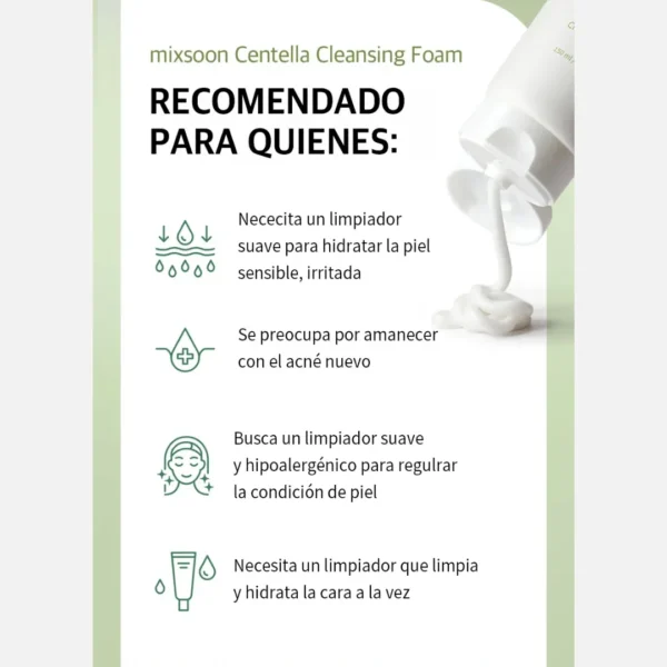 Mixsoon Set Doble Limpieza Aceite y Espuma - Double Cleansing Set (Oil, Foam) - Imagen 5