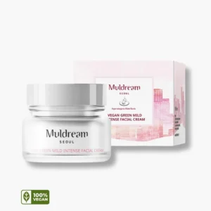 Muldream Crema  - Vegan green mild intense facial cream 60ml