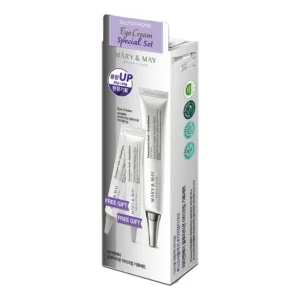 MARY&MAY Tranexamic Acid Eye Cream 30 ml – Crema Antiojeras y Manchas – Pack con 2 mini tallas de regalo