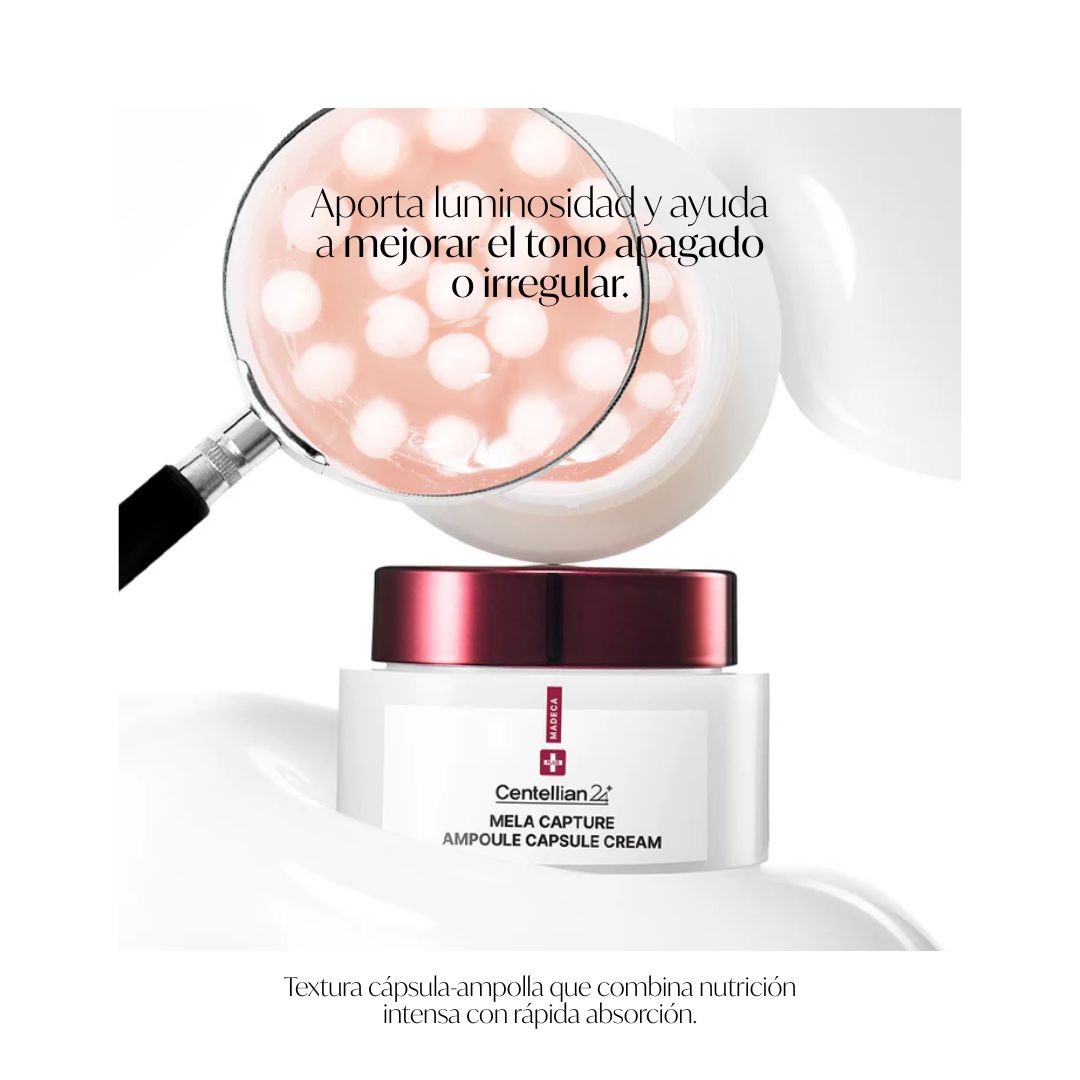 Centellian24 «Madeca Mela Capture Ampoule Capsule Cream» 55ml - Crema Firmeza y Despigmentante. - Imagen 2