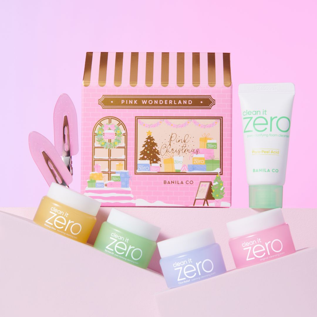 Set Skincare EDICION ESPECIAL NAVIDAD “Clean It Zero Pink Wonderland Set” - Imagen 2