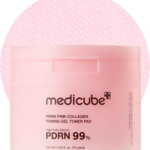 MEDICUBE PDRN Pink Toner Gel Pads – 70 pzs