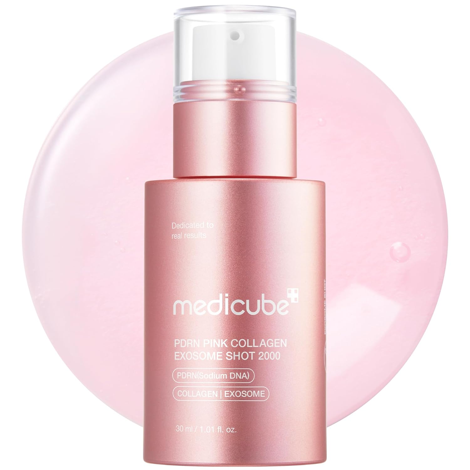 MEDICUBE PDRN Pink Collagen Exosome Shot Ampoule 2000 – Serum con Espículas 30ml