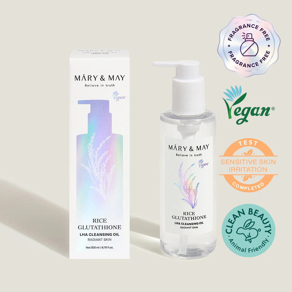 MARY&MAY – Rice Glutathione Cleansing Oil – Aceite de limpieza Facial 200ml